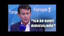 Manuel Valls réagit aux pancartes de la France Insoumise: 