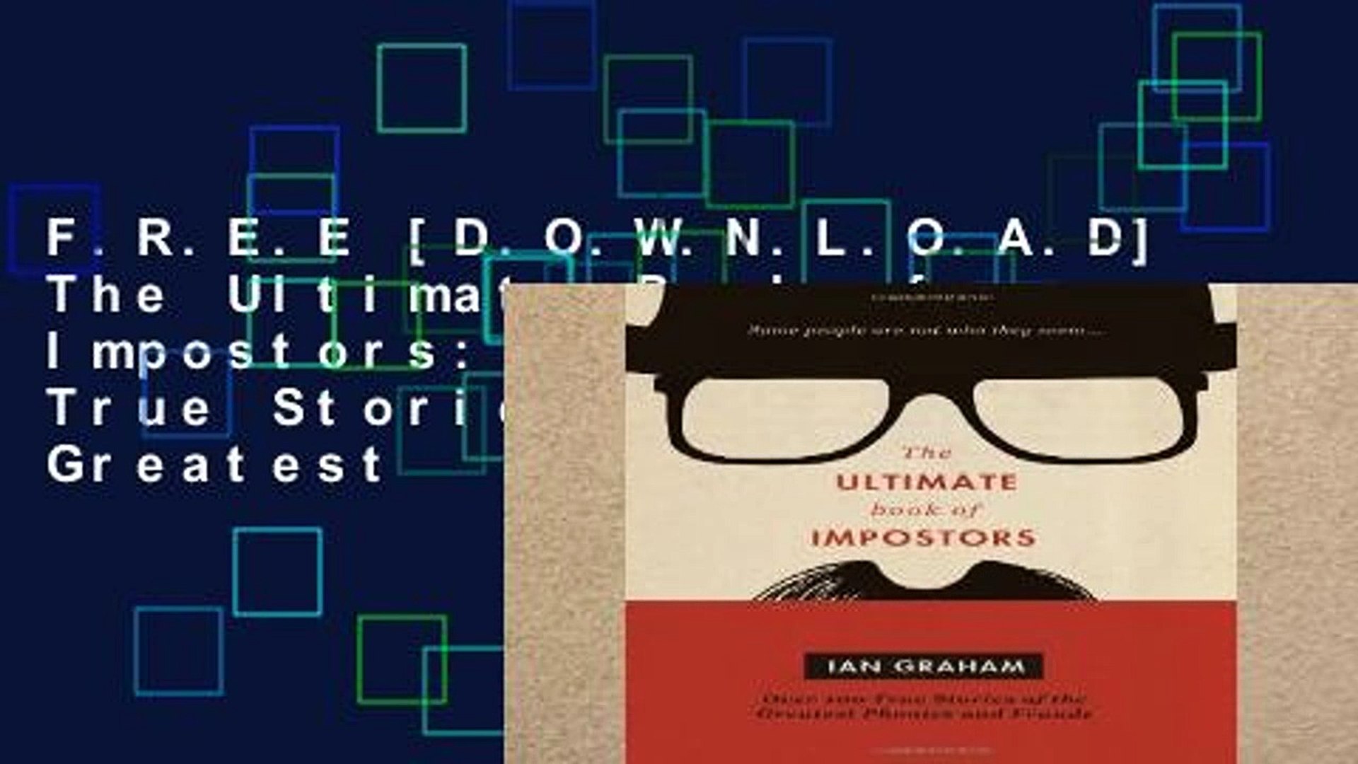 The Ultimate Book Of Impostors PDF Free Download