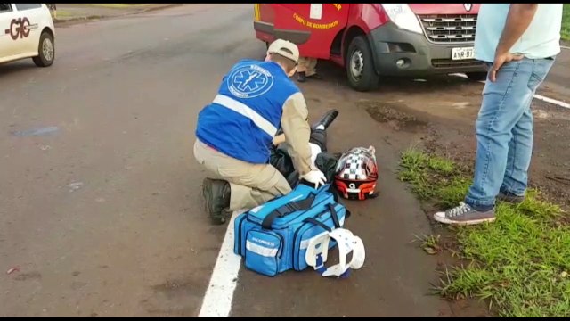 Motociclista se fere em colisão às margens da BR-467