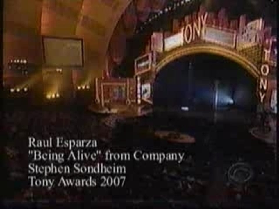 Raul Esparza- "Being Alive" ( 2007 Tony)