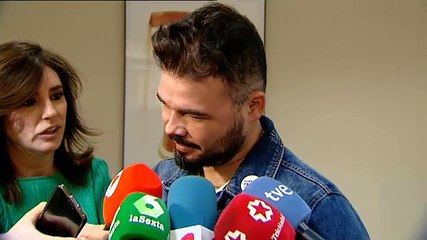 Rufián a Torra: "Los ultimátums los carga el diablo. Y el diablo viste de Ciudadanos"