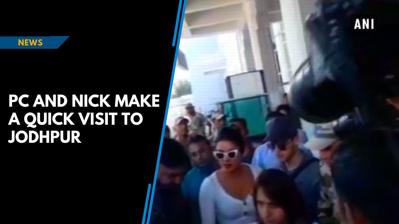 Watch: Priyanka Chopra and Nick Jonas in Jodhpur