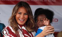 El estiloso look de Melania Trump en su visita oficial a Ghana