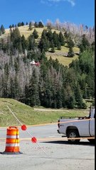 Atterrissage raté d'un hélicoptère