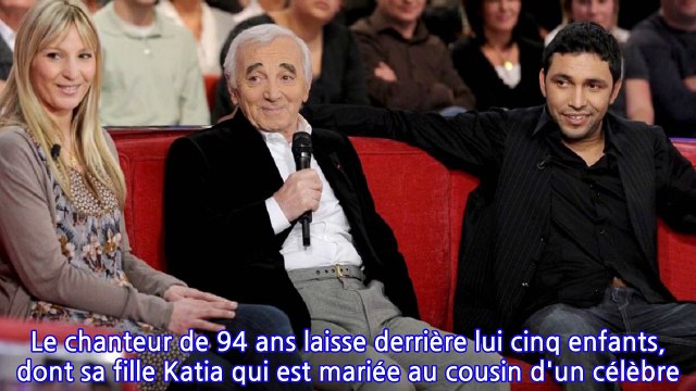 Charles Aznavour : sa fille Katia est mariée au cousin d’un célèbre chanteur