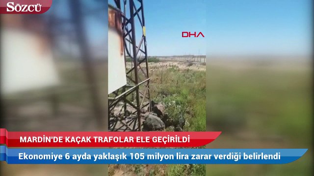 Mardin’de 3 ilçenin elektrik ihtiyacını karşılayacak kaçak trafolar ele geçirildi
