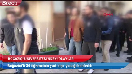 Boğaziçi’li 30 öğrencinin yurt dışı  yasağı kaldırıldı