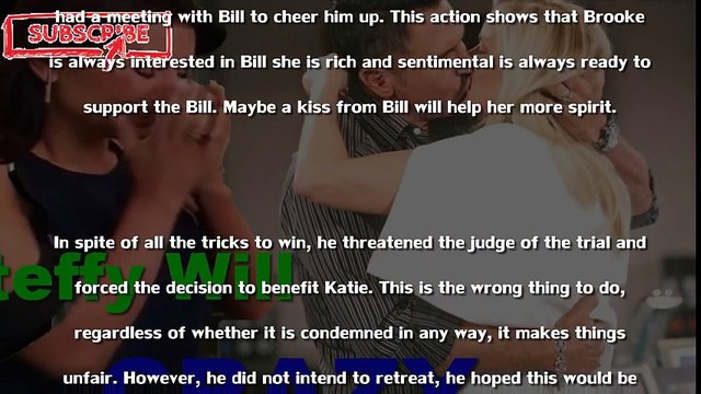 Steffy accidentally sees Brooke & Bill kissing, she will get mad The Bold and The Beautiful Spoilers