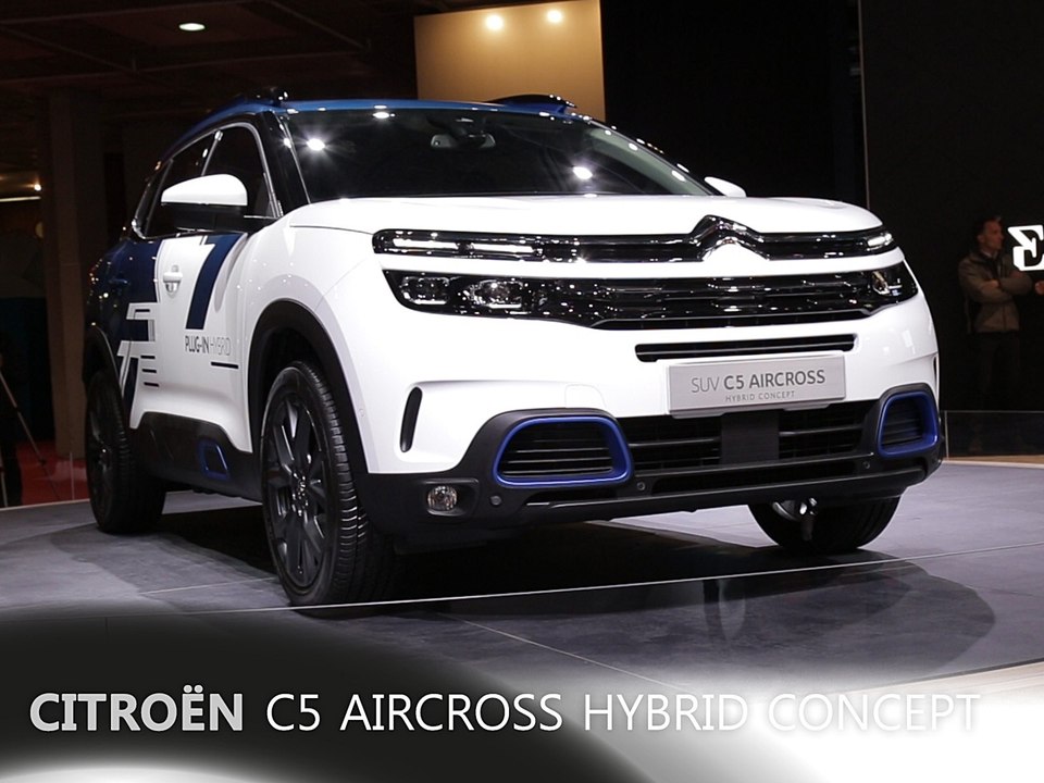 Citroen C5 Aircross Hybrid Concept en direct du Mondial de Paris 2018