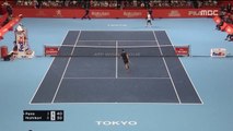 [스포츠 영상] '멋지진 않지만..' 특이한 테니스 발리 장면