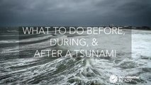 What to do before, during and after a tsunami