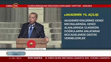 YÖK akademik yılı açılış töreni