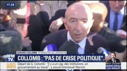 A son tour, Collomb l'affirme, "il n'y a pas de crise politique"