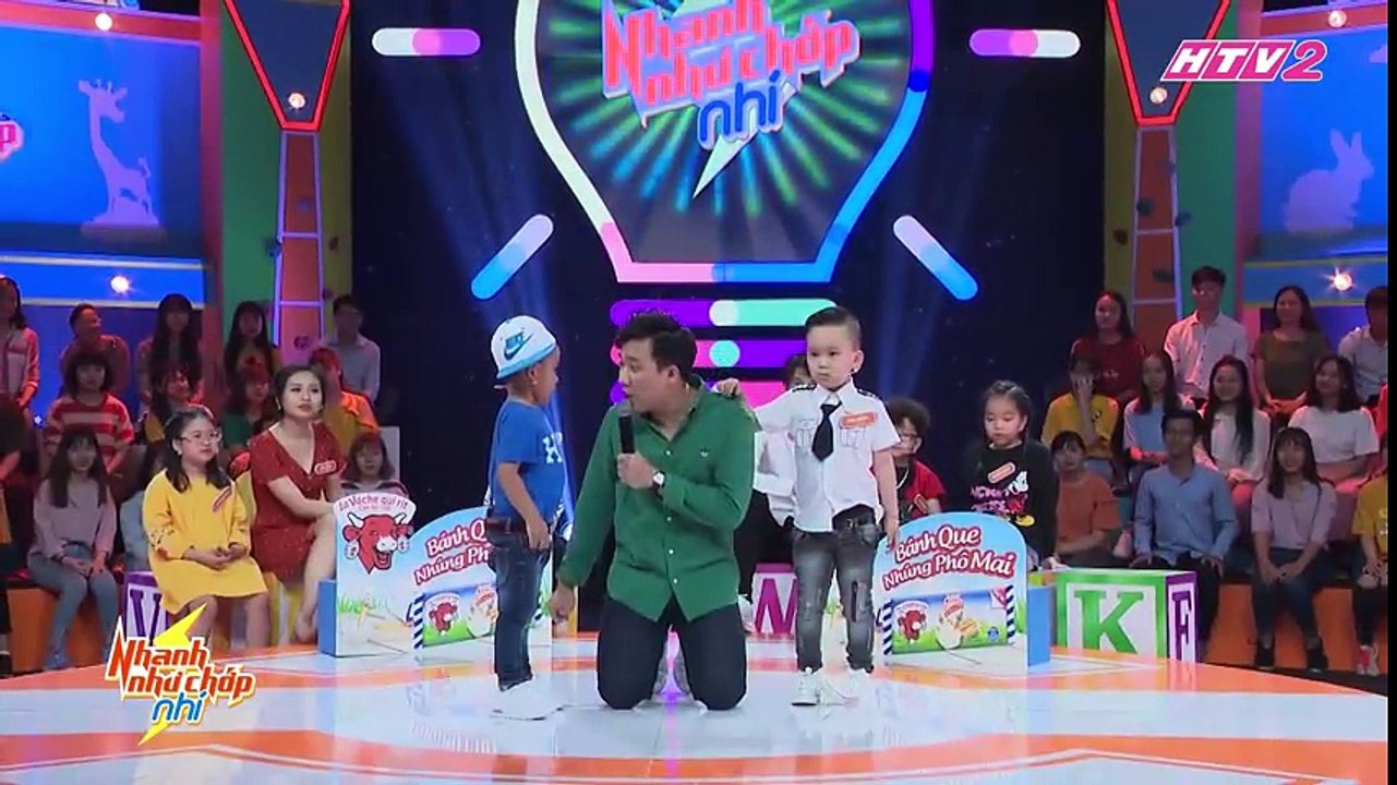 NHANH NHƯ CHỚP NHÍ Tập 9 _Phần 1_ Lộ diện con trai Trấn Thành chuẩn ku-te bánh que nhúng phô mai