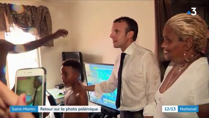 Saint-Martin : retour sur la photo polémique d'Emmanuel Macron