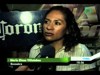 La pugilista María Elena 'La Explosiva' Villalobos se enfrentará ante Alicia Ashley el 17 de marzo