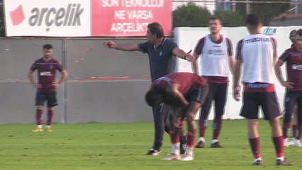 Trabzonspor, Akhisarspor maçı hazırlıklarını sürdürdü
