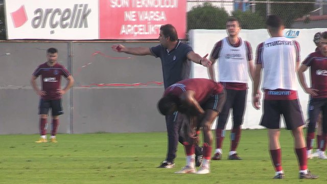 Trabzonspor, Akhisarspor maçı hazırlıklarını sürdürdü