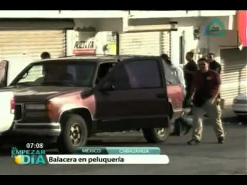 Balacera en peluquería