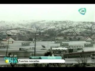 Download Video: Afectan intensas nevadas a Sonora