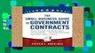 [P.D.F] The Small-Business Guide to Government Contracts: How to Comply with the Key Rules and