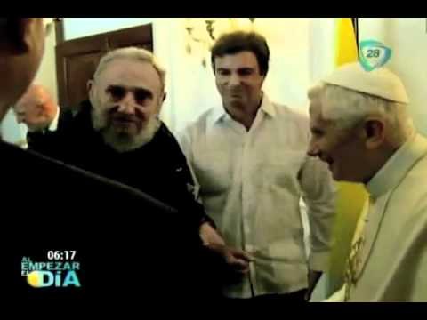 Fidel Castro y Benedicto VXI sostiene encuentro en La Habana