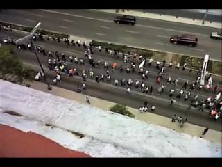 Organizaciones y el SME marchan a la Secretaría de Gobernación