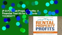 [P.D.F] Rental-Property Profits: A Financial Tool Kit for Landlords by THOMSETT