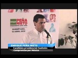 Peña Nieto agradece espaldarazo de Vicente Fox