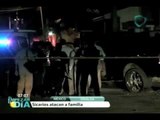 Atacan sicarios a una familia en Sinaloa