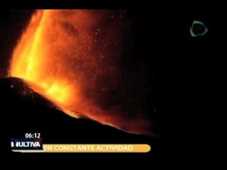 Volcán Etna, en constante actividad