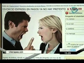 Abren portal de internet de divorcio express
