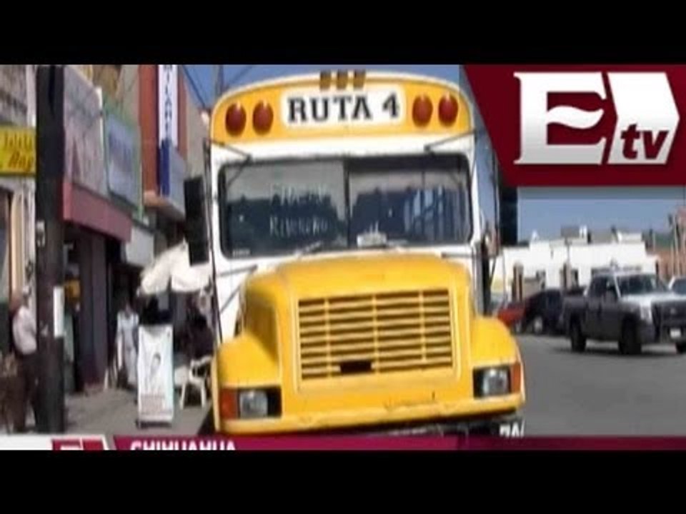 Choferes de transporte público de Ciudad Juárez viven con miedo