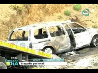 Tragedia pasional. Amante calcina a su pareja y luego se suicida