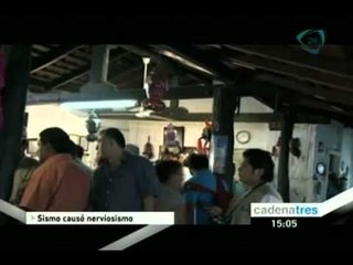 Sismo de 5.6º Richter causó nerviosismo en el D.F.