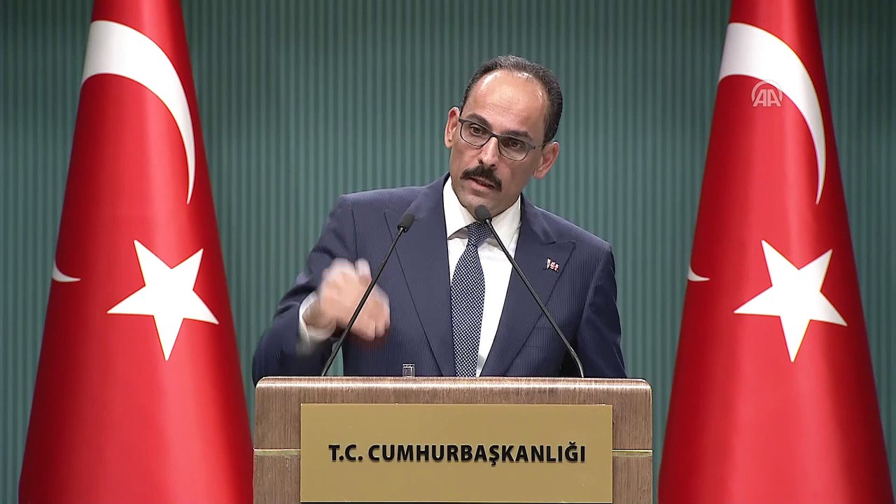 Kalın: 'Münbiç yol haritasının bir an önce hayata geçirilmesi gerekiyor' - ANKARA