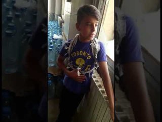 اجمل صوت طفل يغني عراقي ساعه وتغيب الشمس 2018