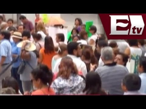 Profesores de Veracruz inician un paro de labores indefinido en protesta