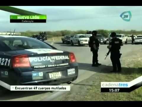 Encuentran 49 cuerpos mutilados en Nuevo León