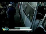 Nuevo 'microbusazo' deja 15 lesionados en Iztapalapa