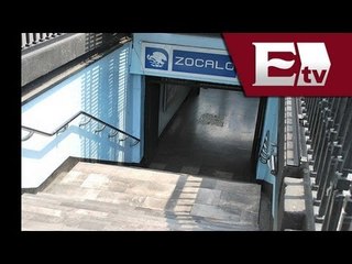 Estación Zócalo del metro permanecerá cerrada sábado y domingo por Aniversario de la Independencia
