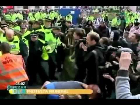 'Indignados' toman las calles en aniversario de la protesta