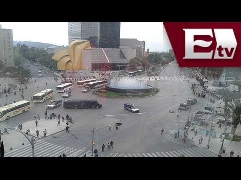 Maestros de la CNTE se dirigen a SEGOB para entablar diálogo luego del desalojo en el Zócalo