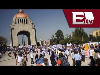 CNTE comienza a reforzar su movimiento en el Monumento a la Revolución / Titulares