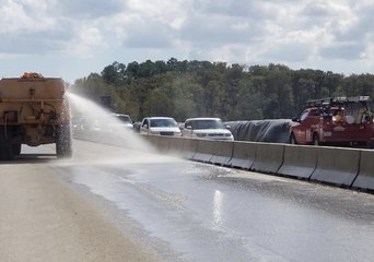 SCDOT Removes Flood Barrier from Conway Highway