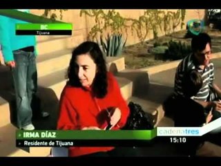 Vista del eclipse desde Baja California Sur