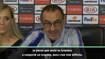 Groupe L - Sarri : "Je veux gagner quelque chose avec Chelsea"