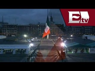 Peña Nieto iza bandera a media hasta para conmemorar Sismo del 85/ Excélsior Informa
