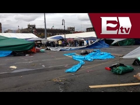 La CNTE es retirada del Zócalo capitalino/Excélsior Informa