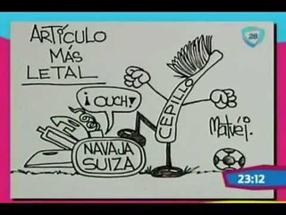 Matvéi Olímpiko. Cepillo mata a navaja suiza